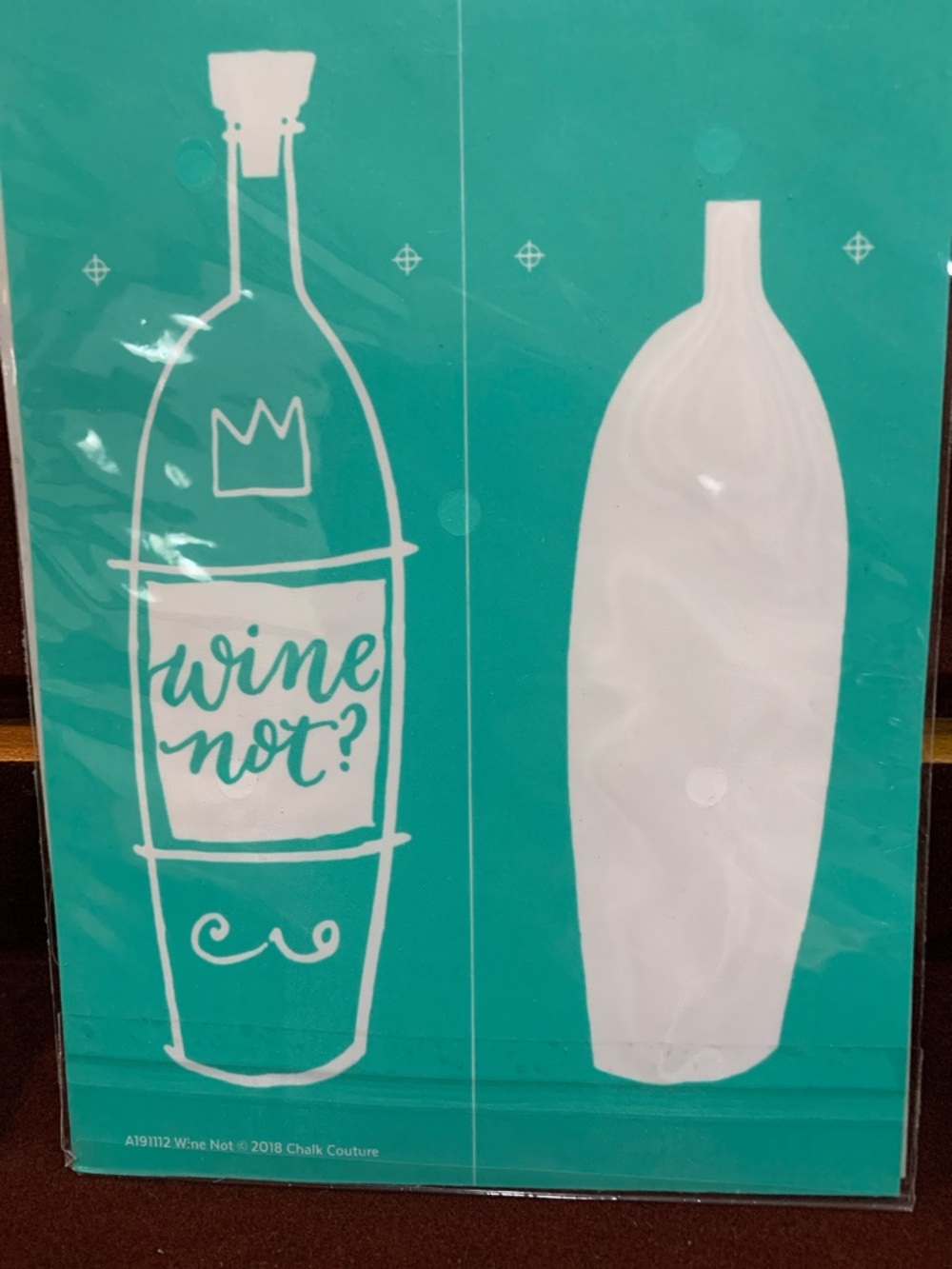Chalk Couture “Wine Not” Size A Chalk Transfer NIP